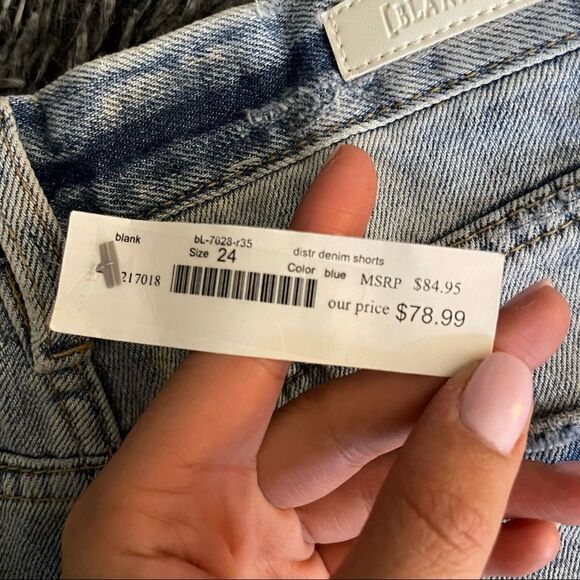 NWT BlankNYC The Barrow Vintage High Rise Short - Picture 6 of 7